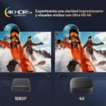 Google TV Box – 4K HDR10+ UHD Smart TV Box, Dolby Audio, Doble certificación para Google y Netflix, 2GB+16GB, Screen Mirroring, Streaming Media Player, Google Assistant WiFi 2.4G+5G, BT5.0