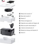roborock Qrevo Master Set Robot Aspirador 10000 Pa, Cepillo DuoRoller, FlexiArm Design™, HyperForce®, Base Multifunción 3.0, Agua Caliente hasta 60°C, Más 2 Paños de Limpieza, Negro