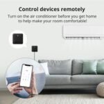 SwitchBot – Hub Mini | Control inteligente | Enlace a Wi-Fi | Compatible con Alexa, Google Home, Siri, IFTTT | Controles: Luz, TV, Aire Acondicionado, Robot Aspirador, etc (Negro)