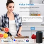 Lámpara de Techo Inteligente LED Horevo 24W: Lámpara Regulable con Control Remoto, Aplicación, Control por Voz – Temperatura de Color Ajustable, Brillo – Diseño Moderno