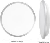 Lámpara de Techo Inteligente LED Horevo 24W: Lámpara Regulable con Control Remoto, Aplicación, Control por Voz – Temperatura de Color Ajustable, Brillo – Diseño Moderno