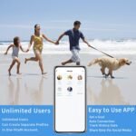 Vitafit Báscula de Baño Digital 250 kg, Báscula Inteligente Bluetooth con App, Báscula Electrónica Monitores con Peso e IMC, Vidrio Templado de 8 mm con Plataforma Extra Ancha, Plata