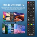 Mando a distancia universal para TV/DVD/BLU-Ray/Streaming/reproductores de audio, mando a distancia universal para Samsung LG Philips Sony TV