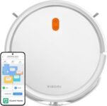 XIAOMI Robot Vacuum E5 – Robot Aspirador con Función de Aspiración y Fregado en Uno, Succión 2000 Pa, Planificación Inteligente de Rutas, Blanco (Versión ES)