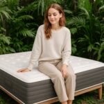 amuéblate Online – Colchón viscoelástico 135 x 190 cm, Flow Comfort+ Multicapa, Alto 24 cm, Firmeza Media/Alta, Antiácaros, tratamiento antibacteriano e hipoalergénico. Hecho en España