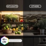 Tira LED COB de 3M USB 5V Blanco cálido Regulable CRI85+8mm de ancho Flexible para fondo de TV Cocina Sala de estar Fiesta Decoración de bricolaje (Blanco cálido 3m)