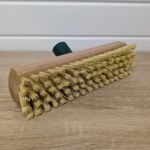 Estropajo de madera con hilo, cepillo para fregar suelos, cerdas gruesas, limpieza interior y exterior, cubierta de azulejos, jardín, baño, cocina, fregado sin mango