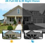 (Actualizado) Timbre con video Timbre con cámara inalámbrica 1080P, IP66, soporte para tarjeta SD y almacenamiento en la nube