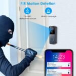 (Actualizado) Timbre con video Timbre con cámara inalámbrica 1080P, IP66, soporte para tarjeta SD y almacenamiento en la nube