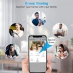 (Actualizado) Timbre con video Timbre con cámara inalámbrica 1080P, IP66, soporte para tarjeta SD y almacenamiento en la nube