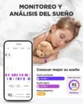 BIGGERFIVE Vigor 2 L Reloj Fitness para Niños y Niñas de 5 a 15 Años, Seguimiento de Actividad, Pulsómetro y Sueño, IP68 Resistente al Agua, Podómetro, Contador de Calorías, Morado