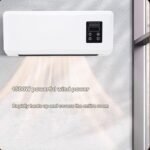 Calentadores eléctricos de pared para interiores de 1500 W con toallero y ventilador de aire caliente con temporizador remoto para dormitorio, baño y oficina.
