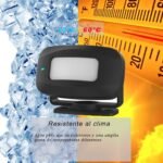 Aktivstar Sensor de Movimiento con Alarma Sonora para Entradas/Sensor de Movimiento para Hogar y Negocio, Timbre Inalámbrico, Alarma de Seguridad, Detector de Presencia Portátil, Negro