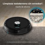 Cecotec Robot Aspirador y Fregadora Conga M70, Navegación Láser, Presión de Succión 20000Pa, Batería 4500 mAh, Cepillo de Silicona Especial para Mascotas, Cobertura hasta 180 m²