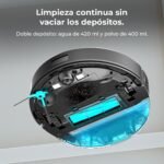 Cecotec Robot Aspirador y Fregadora Conga M70, Navegación Láser, Presión de Succión 20000Pa, Batería 4500 mAh, Cepillo de Silicona Especial para Mascotas, Cobertura hasta 180 m²