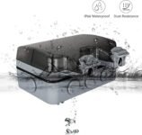 Enchufe exterior impermeable IP66, enchufe de pared, con cubierta protectora, con interruptor independiente y luz indicadora (doble)