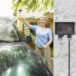 Enchufe exterior impermeable IP66, enchufe de pared, con cubierta protectora, con interruptor independiente y luz indicadora (doble)