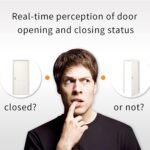 Tuya WiFi inteligente Sensor de puerta ventana detectores abiertos/cerrados aplicación Wi-Fi notificación alerta soporte Alexa Google Home