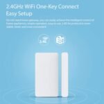 Tuya WiFi inteligente Sensor de puerta ventana detectores abiertos/cerrados aplicación Wi-Fi notificación alerta soporte Alexa Google Home