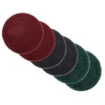 Limpiador eficaz para azulejos y pisos, paquete de 6 estropajos diseñados para adaptarse fácilmente a taladros eléctricos estándar