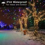 Luces Coloridas para Árbol de Navidad, Guirnalda de Luces 20 m 200 LED con 8 Modelos de Iluminación, Decoración Navideña Exterior Conectable para Jardín, Hogar, Fiesta, Boda