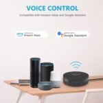 SENCKIT Smart WiFi Smart Home IR Control Remoto Universal, Uno para Todos los Controles, TV, DVD, AUD, Ventilador, Aire Acondicionado, etc, Compatible con Alexa y Google Home