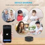 SENCKIT Smart WiFi Smart Home IR Control Remoto Universal, Uno para Todos los Controles, TV, DVD, AUD, Ventilador, Aire Acondicionado, etc, Compatible con Alexa y Google Home