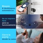 Cerradura de puerta inteligente tedee GO2 Retrofit, cerradura digital con bloqueo automático y aplicación, cerradura inteligente de seguridad acceso sin llave