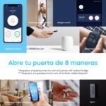 Cerradura de puerta inteligente tedee GO2 Retrofit, cerradura digital con bloqueo automático y aplicación, cerradura inteligente de seguridad acceso sin llave