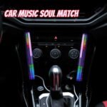 Luz LED de ambiente musical con luz de ritmo, activada por voz, luz de control de sonido, lámpara LED RGB, luz de control de sonido creativo (C)