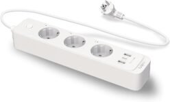 Tapo P300 Regleta Inteligente Wi-Fi con 3 Tomas y 3 USB, Carga Rápida 18W, Compatible con Alexa y Google Home, Regleta Alexa Programable con Función de Temporizador