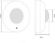 Maclean MCE19 Pir sensor de movimiento de techo Sensor Motion Light un dispositivo diseñado para automatizar procesos eléctricos, ahorrando electricidad