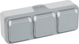 Legrand 191515 Plexus 3x2P+T SUP, Gris