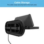 Cozycase Soporte de pared para Show 8 – Estantes flotantes para Google Nest Hub MAX y otros altavoces Bluetooth, ahorra espacio en el mostrador de la cocina del baño (negro)