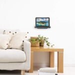 Cozycase Soporte de pared para Show 8 – Estantes flotantes para Google Nest Hub MAX y otros altavoces Bluetooth, ahorra espacio en el mostrador de la cocina del baño (negro)