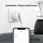 Enchufe Inteligente Aqara, Requiere HUB, Zigbee 3.0, Programación, Temporizador y Control por Voz, Control de Energía, Compatible con HomeKit, Alexa, Google Assistant y SmartThings