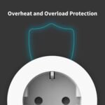 Enchufe Inteligente Aqara, Requiere HUB, Zigbee 3.0, Programación, Temporizador y Control por Voz, Control de Energía, Compatible con HomeKit, Alexa, Google Assistant y SmartThings