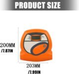 LUOFENG Rastreadores de Ejercicios Multifuncionales con Monitor de frecuencia cardíaca para Cintas de Correr y Bicicletas estáticas, Pantalla LED con batería