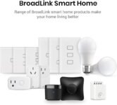 BroadLink – Bombilla Inteligente, 10W RGB Regulable, 800lm, LED Wi-Fi, Cambio de Color, E27 A60, Funciona con Alexa, Google Home, Siri e IFTTT, No Requiere Hub
