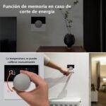 KETOTEK Termostato de calefacción WiFi para caldera de agua y gas, termostato inteligente programable 3A compatible con control de voz Alexa, control remoto Smart Life