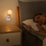 Lámparas de mesita de noche Gomice – Lámpara de noche activada por voz | Luz nocturna LED de bajo consumo para niños, niños y niñas