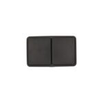 UNITEC AP/FR Aqua Toma de 2 vías Montaje en Superficie para Ambientes Húmedos IP54 Interior Exterior Antracita 1 Pieza