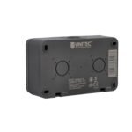 UNITEC AP/FR Aqua Toma de 2 vías Montaje en Superficie para Ambientes Húmedos IP54 Interior Exterior Antracita 1 Pieza