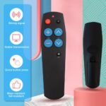 Control remoto universal, fácil de usar y configurar, control remoto para personas mayores para TV y dispositivos IR con cable