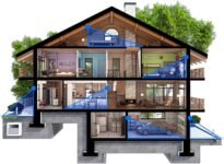 deleyCON 1 x Detector de Movimiento por Infrarrojos para Interior y Exterior – Alcance hasta 12 m a 180° Giratorio Inclinable IP44 A Prueba de Salpicaduras – Negro