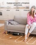 LEFANT M310 Robot Aspirador, 4500Pa, Súper Delgado con Prevención Precisa de Obstáculos, 180 Minutos de Autonomía, Filtro HEPA, Robot Aspirador WiFi para Pelo de Animales, Alfombras y