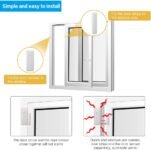 XNH Detector inalámbrico de puerta/ventana para sistema de alarma 4G/3G/GSM Detector magnético para puertas de seguridad del hogar, sensor de ventana inalámbrico – (paquete de 3)