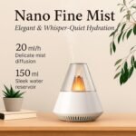 ALMA® Difusor de Aroma – Humidificador Ultrasónico para Aceites Esenciales con Luz LED – Aromaterapia Inteligente, Uso Silencioso, 16 Horas de Autonomía, con Control Remoto (Negro)