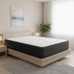 DUÉRMETE ONLINE – Colchón Visco Memory Foam Pocket Reversible (Cara Invierno-Verano) Firmeza – Dureza Media-Alta, Grosor 30 cm, Antiácaros, Antibacterias e Hipoalergénico, 90 x 190 cm