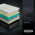 DUÉRMETE ONLINE – Colchón Visco Memory Foam Pocket Reversible (Cara Invierno-Verano) Firmeza – Dureza Media-Alta, Grosor 30 cm, Antiácaros, Antibacterias e Hipoalergénico, 90 x 190 cm